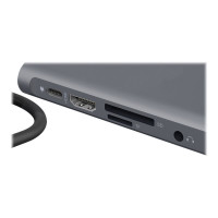 Produktbild för ICY BOX IB-DK4040-CPD - dockningsstation - USB-C - VGA, HDMI