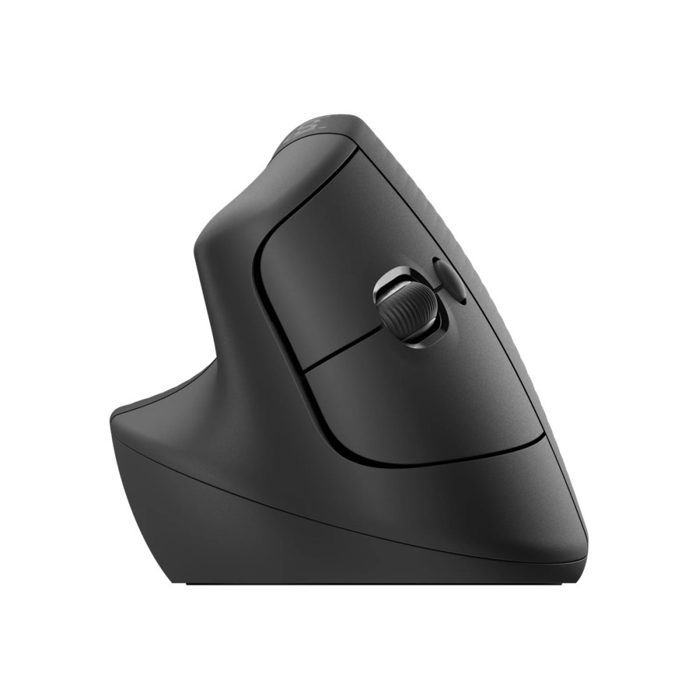 Produktbild för Logitech Lift Vertical Ergonomic Mouse - vertikal mus - Bluetooth, 2.4 GHz - grafit