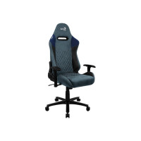 Produktbild för AeroCool DUKE - stol - högdensitetsskum, kolfiber, mikrofiber, premiumtyg, konstläder, mocka - stålblå