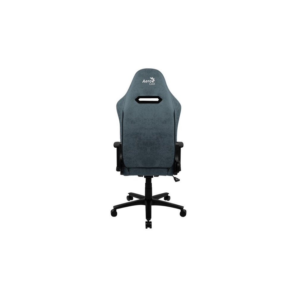 Produktbild för AeroCool DUKE - stol - högdensitetsskum, kolfiber, mikrofiber, premiumtyg, konstläder, mocka - stålblå