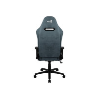 Produktbild för AeroCool DUKE - stol - högdensitetsskum, kolfiber, mikrofiber, premiumtyg, konstläder, mocka - stålblå