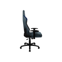 Produktbild för AeroCool DUKE - stol - högdensitetsskum, kolfiber, mikrofiber, premiumtyg, konstläder, mocka - stålblå