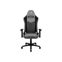 Produktbild för AeroCool DUKE - stol - högdensitetsskum, kolfiber, mikrofiber, premiumtyg, konstläder, mocka - svart ask