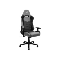 Produktbild för AeroCool DUKE - stol - högdensitetsskum, kolfiber, mikrofiber, premiumtyg, konstläder, mocka - svart ask