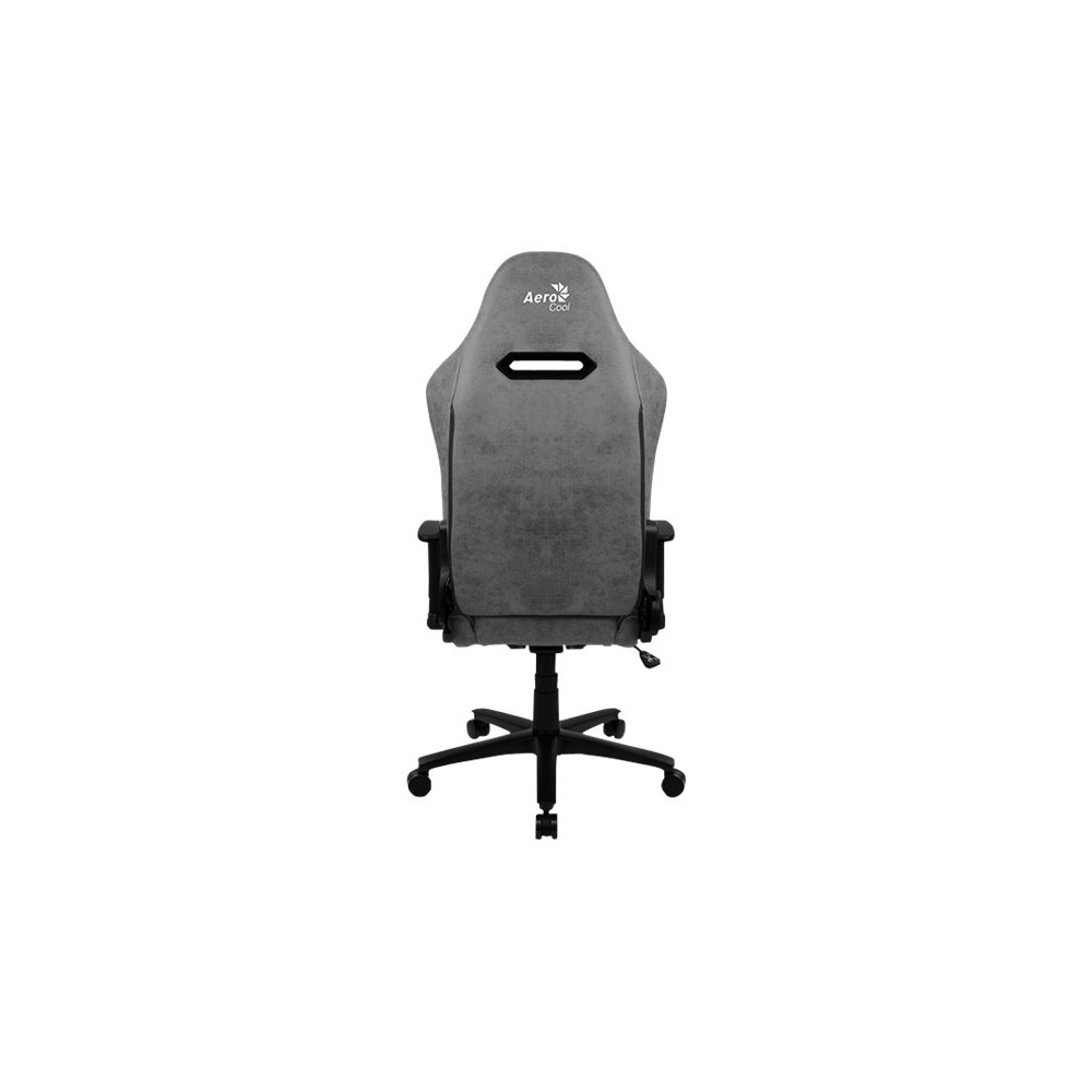Produktbild för AeroCool DUKE - stol - högdensitetsskum, kolfiber, mikrofiber, premiumtyg, konstläder, mocka - svart ask
