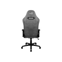 Produktbild för AeroCool DUKE - stol - högdensitetsskum, kolfiber, mikrofiber, premiumtyg, konstläder, mocka - svart ask