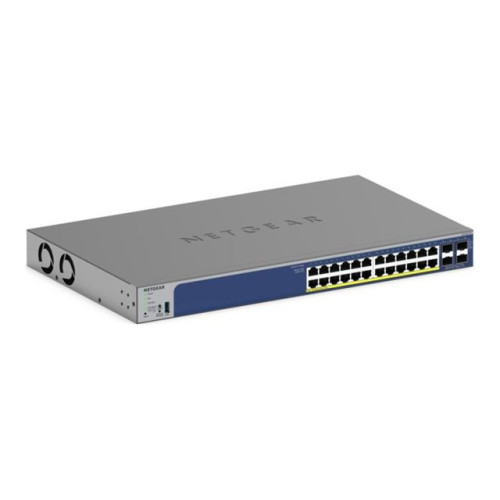 Netgear NETGEAR Smart GS728TXP - v3 - switch - 24 portar - smart - rackmonterbar