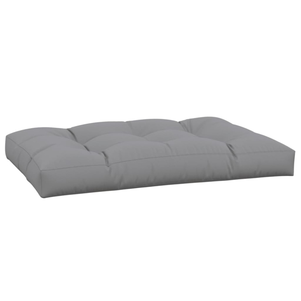 Produktbild för Palldyna grå 120x80x12 cm tyg