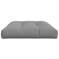 Produktbild för Palldyna grå 120x80x12 cm tyg