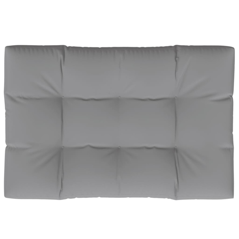 Produktbild för Palldyna grå 120x80x12 cm tyg
