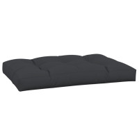 Produktbild för Palldyna svart 120x80x12 cm tyg