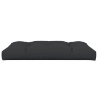 Produktbild för Palldyna svart 120x80x12 cm tyg