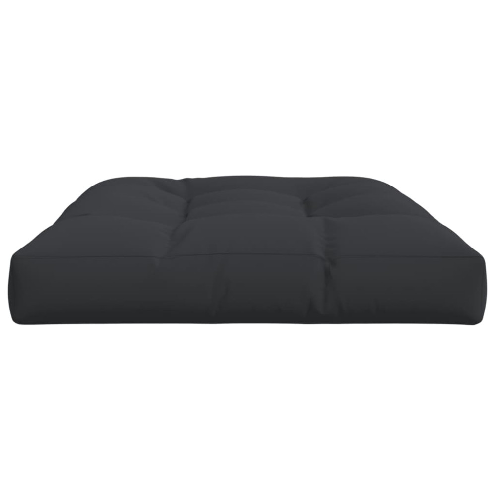 Produktbild för Palldyna svart 120x80x12 cm tyg