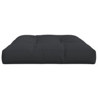 Produktbild för Palldyna svart 120x80x12 cm tyg