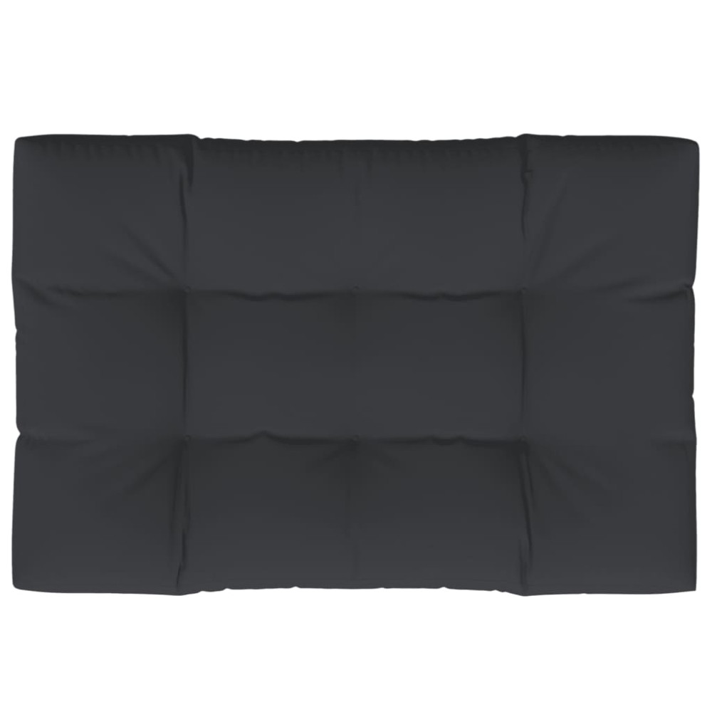 Produktbild för Palldyna svart 120x80x12 cm tyg