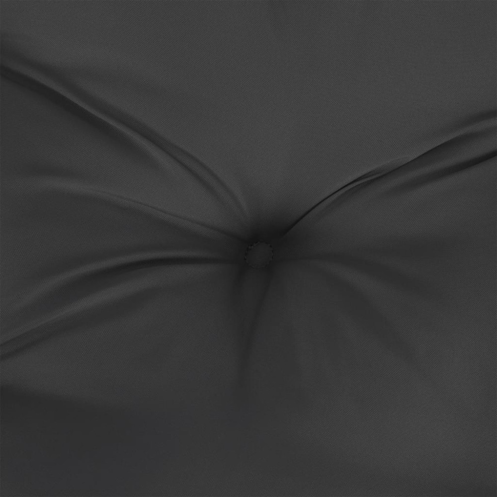 Produktbild för Palldyna svart 120x80x12 cm tyg