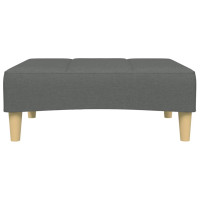 Produktbild för Fotpall mörkgrå 77x55x31 cm tyg