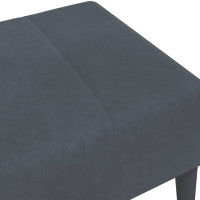 Produktbild för Fotpall mörkgrå 77x55x31 cm sammet