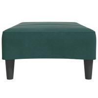 Produktbild för Fotpall mörkgrön 77x55x31 cm sammet
