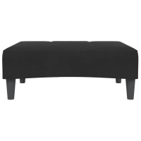 Produktbild för Fotpall svart 77x55x31 cm sammet