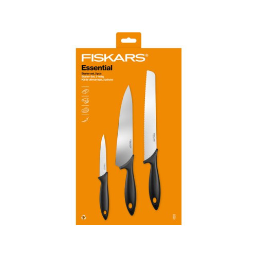 Fiskars Knivset FISKARS Essential 3 delar