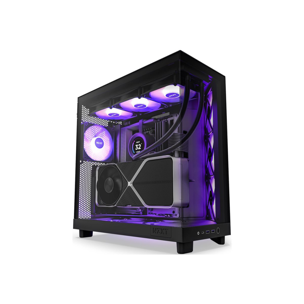 Produktbild för NZXT H series H6 Flow RGB - mid tower - ATX