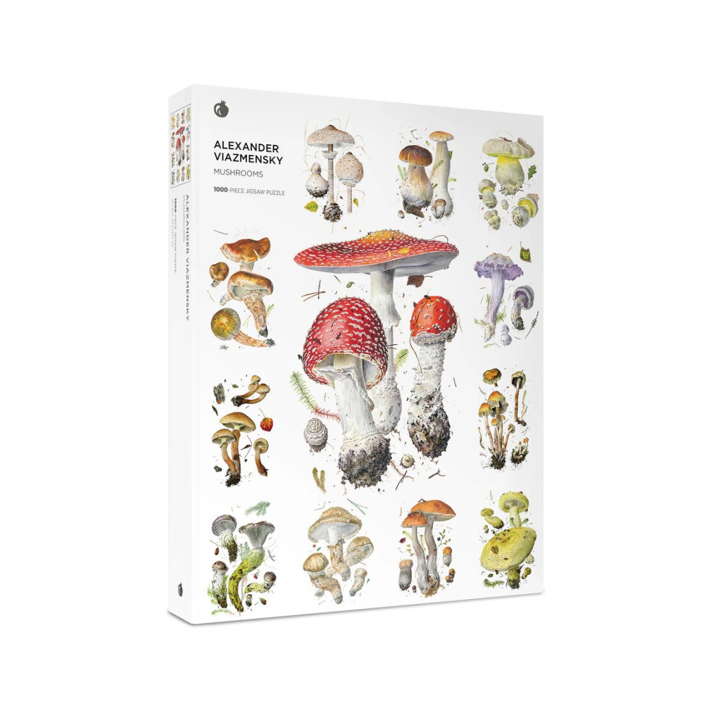 Produktbild för Mushrooms: Alexander Viazmensky 1000-Piece Puzzle