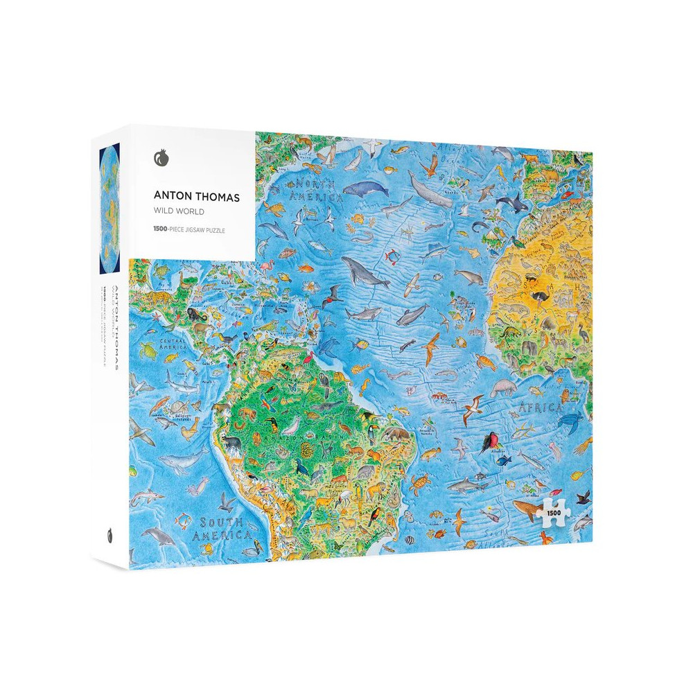 Produktbild för Anton Thomas: Wild World 1500 Piece Puzzle