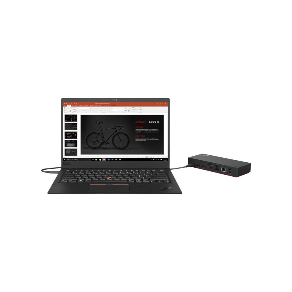 Produktbild för Lenovo ThinkPad Universal USB-C Dock - dockningsstation - USB-C - HDMI, 2 x DP - 1GbE