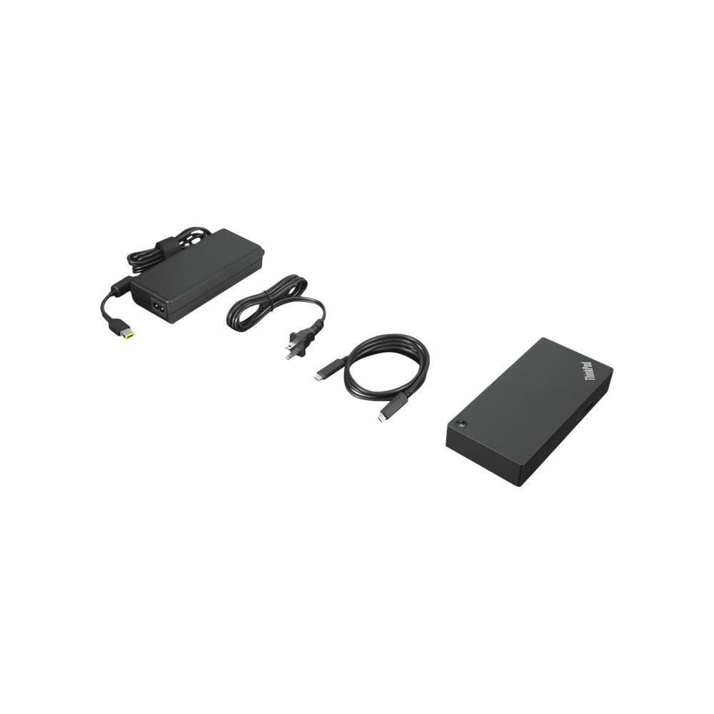 Produktbild för Lenovo ThinkPad Universal USB-C Dock - dockningsstation - USB-C - HDMI, 2 x DP - 1GbE
