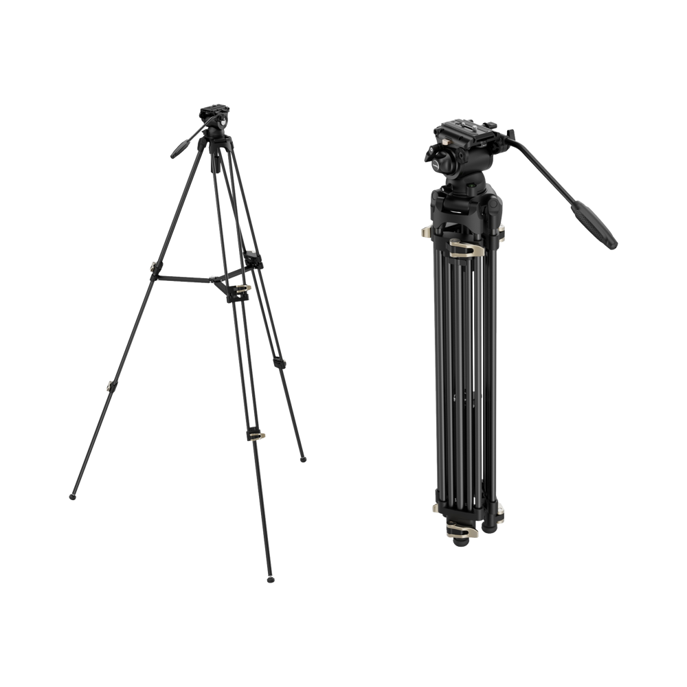 Produktbild för SmallRig 4686 Heavy-Duty Fluid Head Video Tripod Kit AD-01S