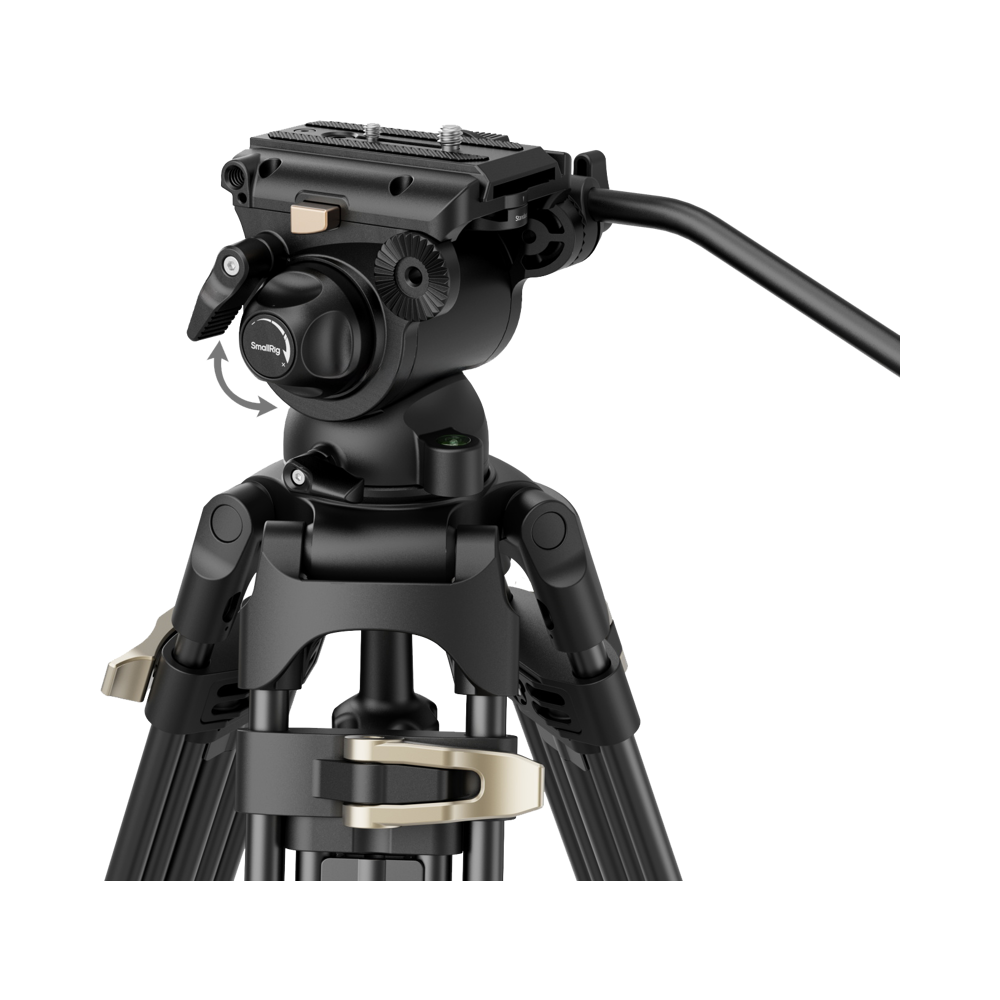 Produktbild för SmallRig 4686 Heavy-Duty Fluid Head Video Tripod Kit AD-01S