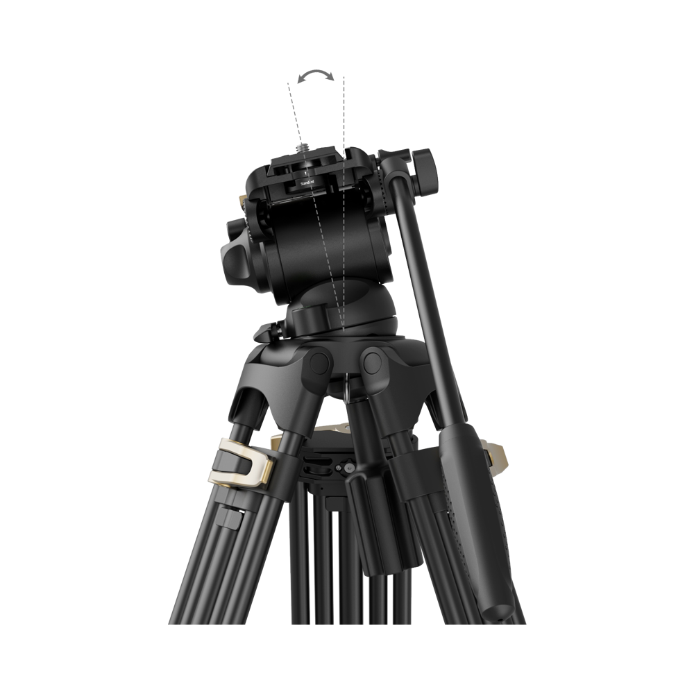 Produktbild för SmallRig 4686 Heavy-Duty Fluid Head Video Tripod Kit AD-01S