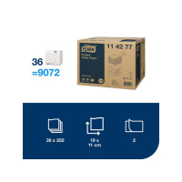 Produktbild för Toalettpapper TORK Adv T3 2-lag 252/fp