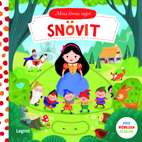 Legind A/S Snövit - med rörliga flikar (bok, board book)
