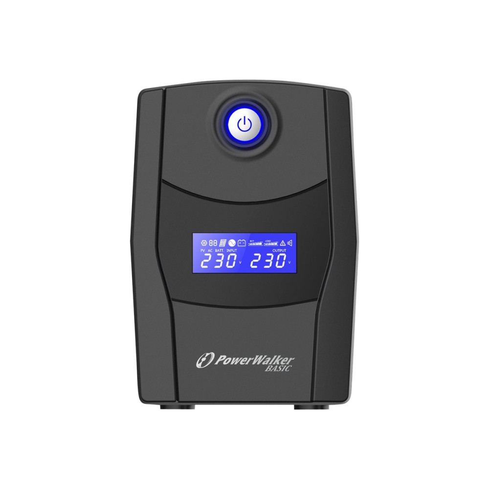 Produktbild för PowerWalker Basic VI 800 STL FR - UPS - 480 watt - 800 VA