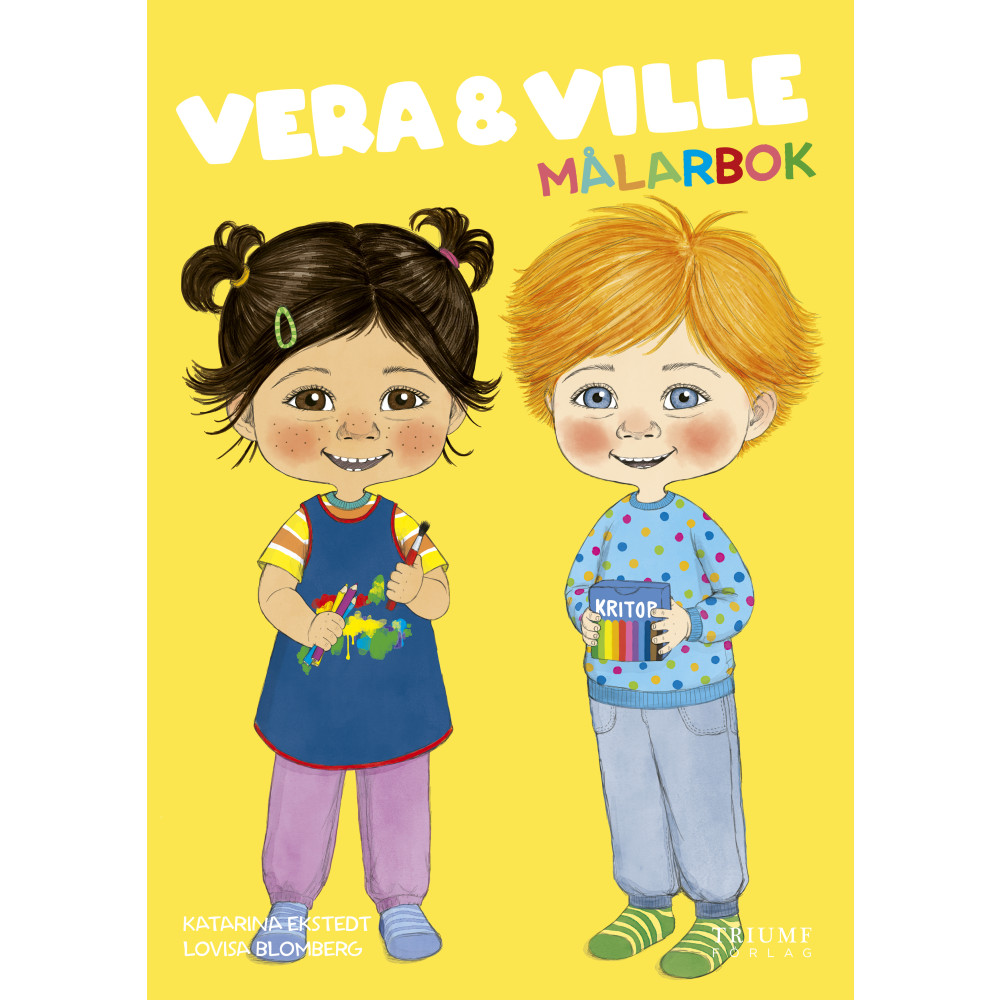 Produktbild för Vera och Ville. Målarbok (häftad)