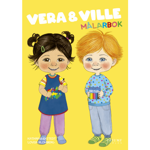 Triumf förlag Vera och Ville. Målarbok (häftad)