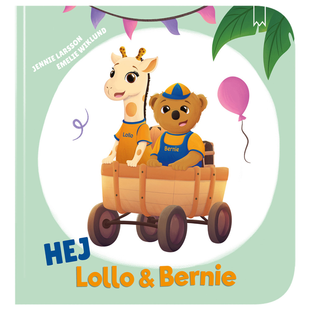 Produktbild för Hej Lollo & Bernie (svenska) (bok, board book)
