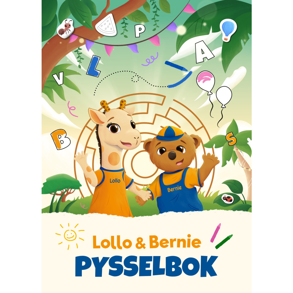 Produktbild för Lollo & Bernie. Pysselbok (häftad)