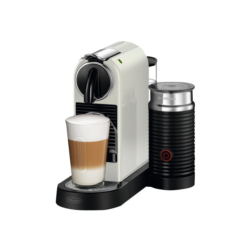 Delonghi De'Longhi Nespresso CitiZ EN 267.WAE - kaffemaskin med mjölkskummare - 19 bar - vit