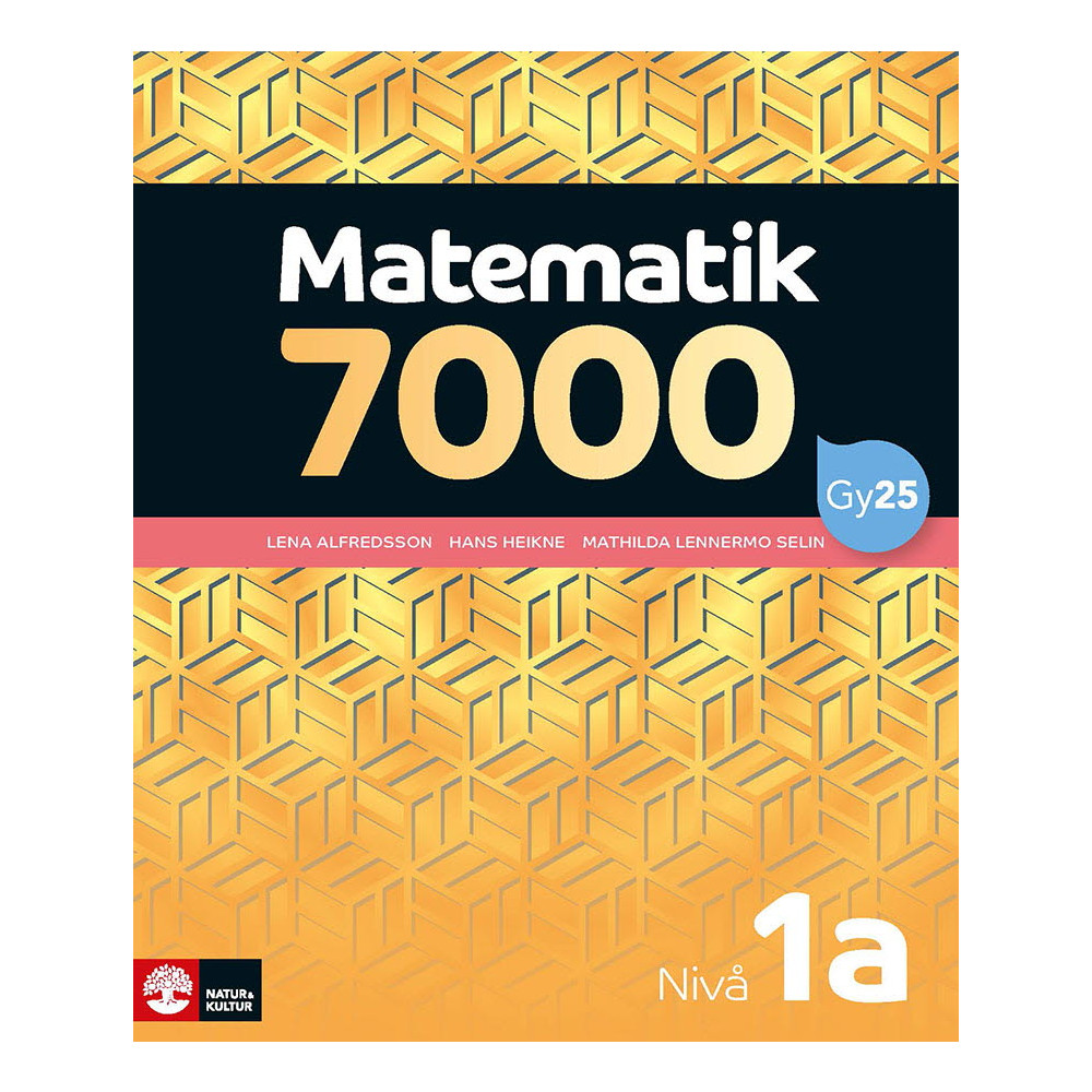 Produktbild för Matematik 7000 nivå 1a Gul (häftad)
