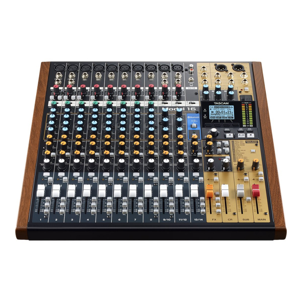 Produktbild för Tascam Model 16 analog mixer - 14-kanals