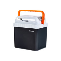 Produktbild för Ravanson CS-24S Super - bärbart kylskåp - grafit/vit/orange