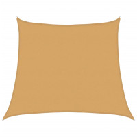 Produktbild för Solsegel 160 g/m² trapezoid ljusgrå 4/5x4 m HDPE