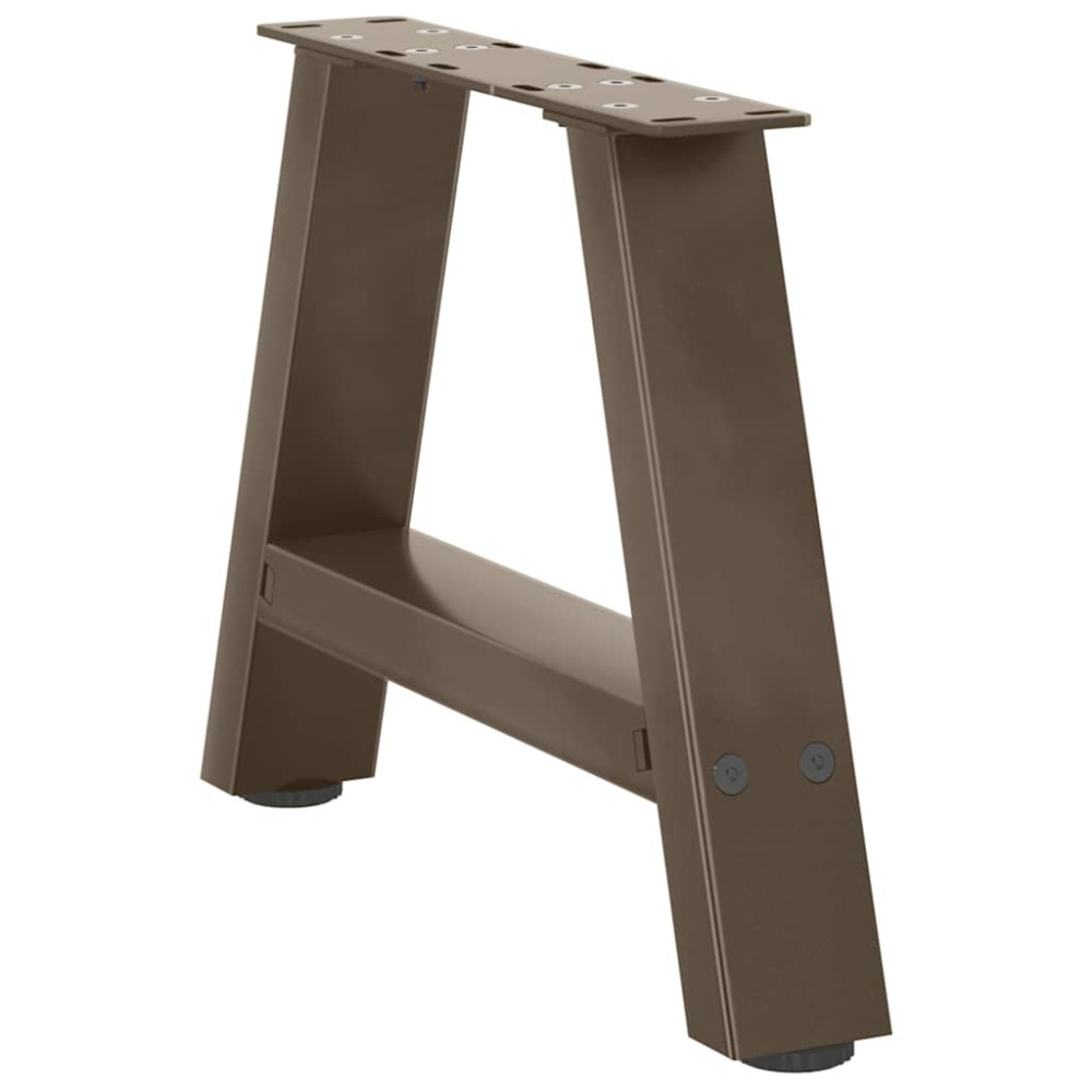 Produktbild för Soffbordsben A-formade 2 st 30x(30-31) cm stål