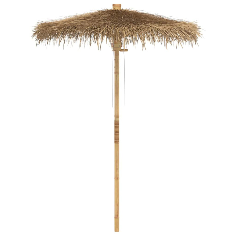 Produktbild för Tiki paraply med bananblad 150 cm bambu