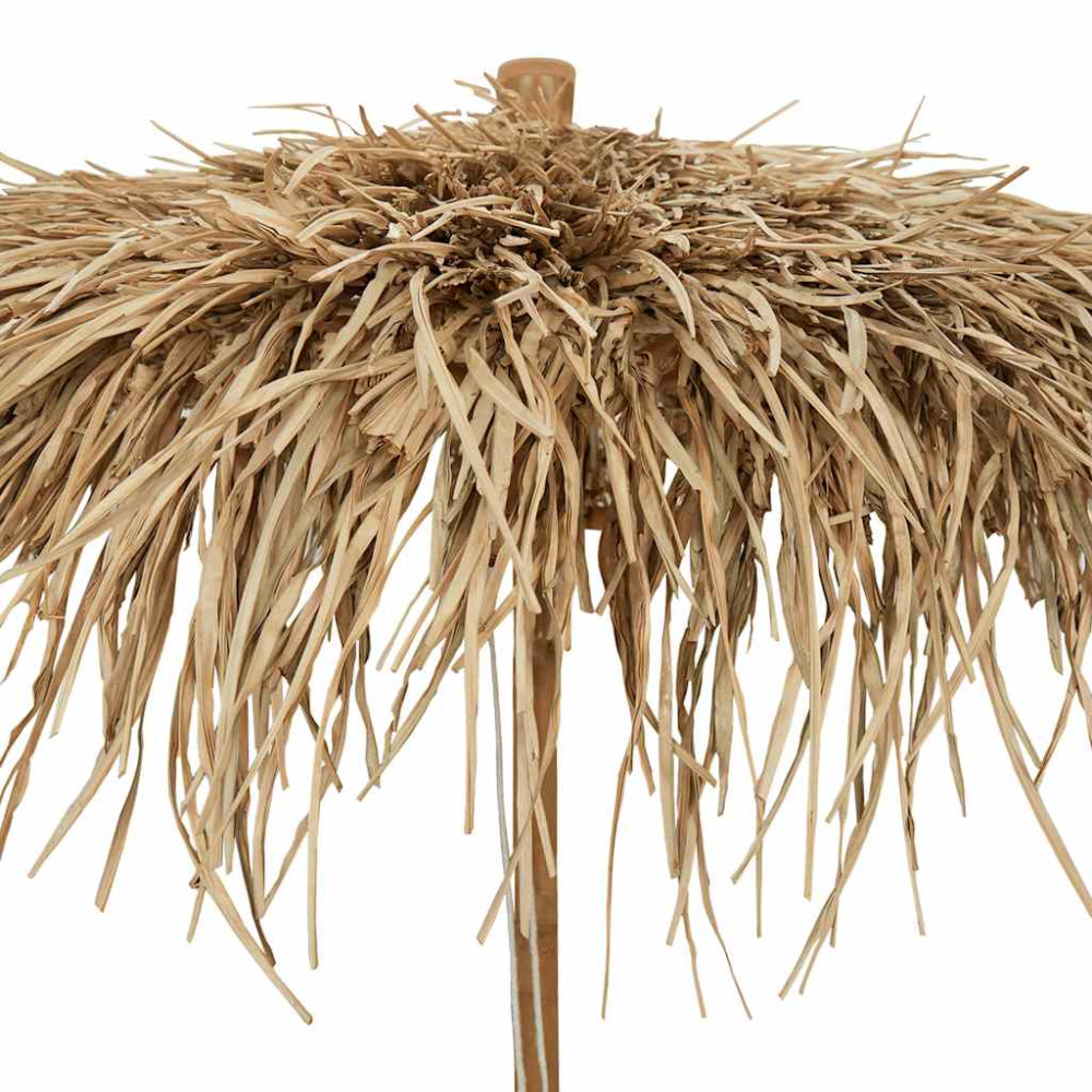 Produktbild för Tiki paraply med bananblad 150 cm bambu