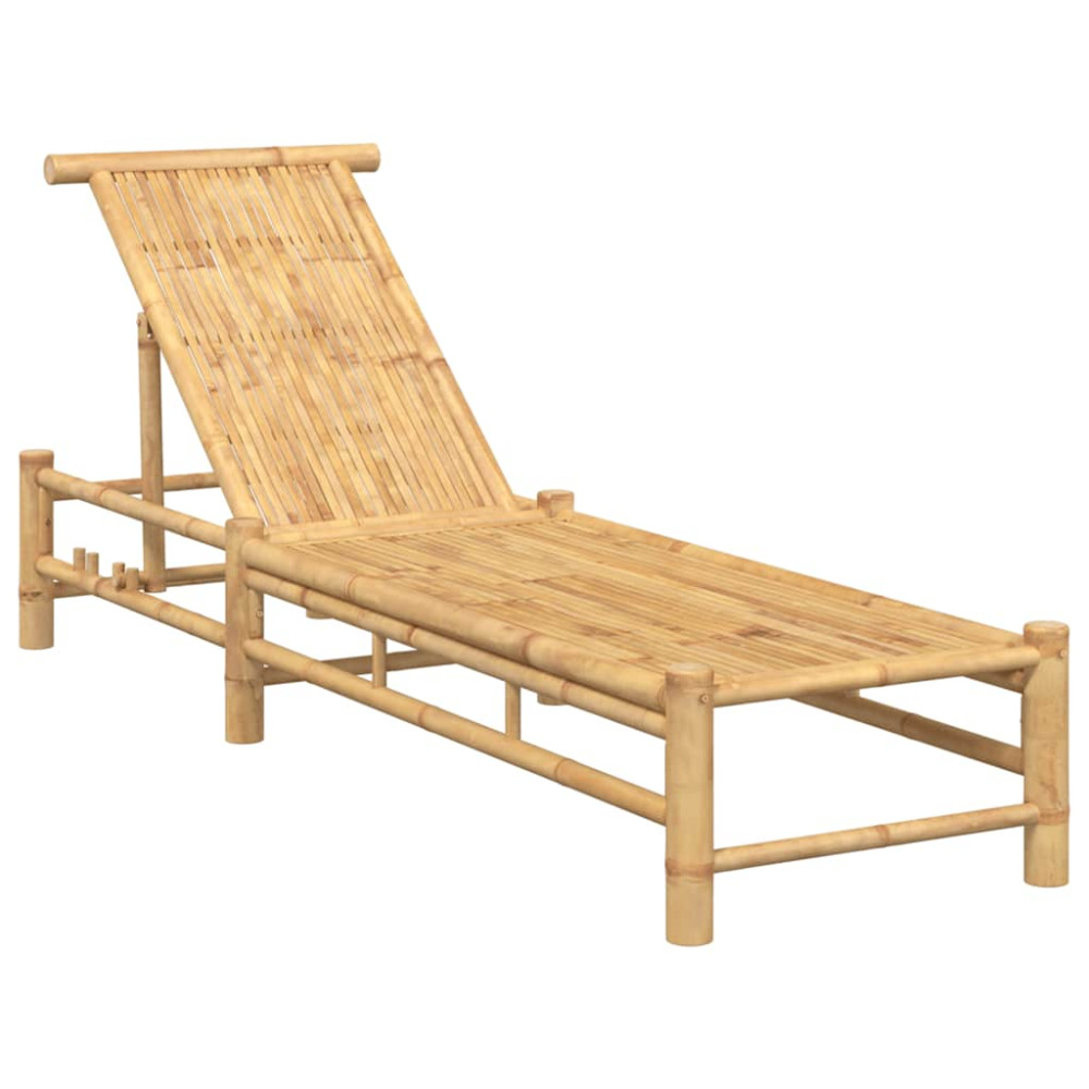 Produktbild för Solsäng 55x199x30 cm bambu