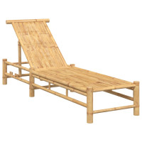 Produktbild för Solsäng 55x199x30 cm bambu